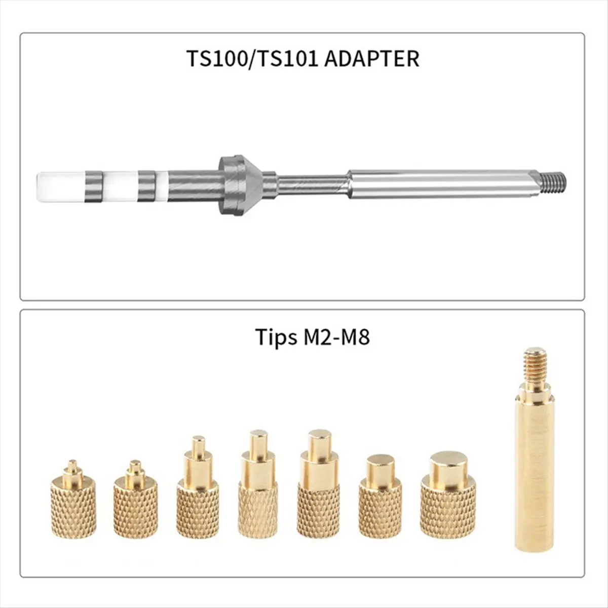 T69C! Heat Insert Nut Iron Tip TS100 Soldering Iron Tip Insert M2-M8 Brass Hot Melt Insert Nut Insertion Kit with 100Pc M3 Nut
T69C! Heat Insert Nut Iron Tip TS100 Soldering Iron Tip Insert M2-M8 Brass Hot Melt Insert Nut Insertion Kit with 100Pc M3 Nut