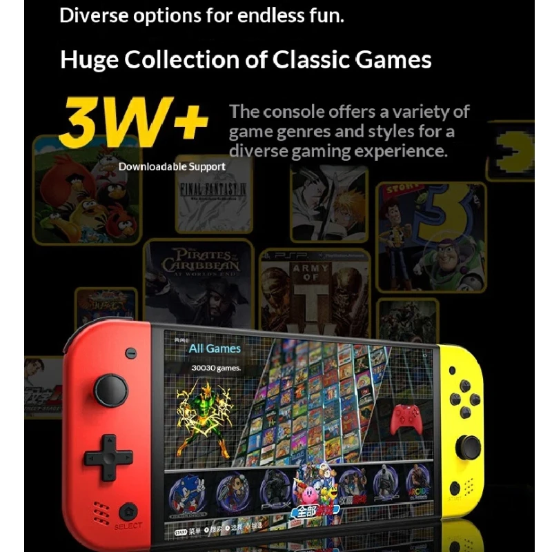 Портативная игровая консоль Q960 с открытым исходным кодом, 4000 мАч, Type-C, ретро GBA, аркадная, для двух игроков, подключение к ТВ, домашний подарок для парня, мужа
Портативная игровая консоль Q960 с открытым исходным кодом, 4000 мАч, Type-C, ретро GBA, аркадная, для двух игроков, подключение к ТВ, домашний подарок для парня, мужа