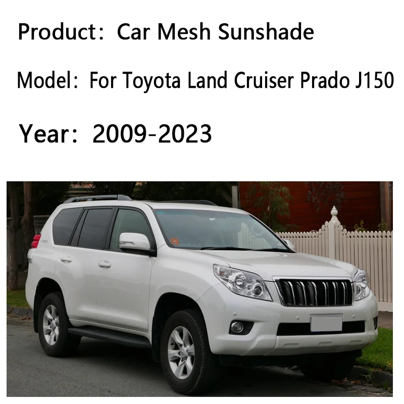 Car Sunshade For Toyota Land Cruiser Prado J150 Lexus GX 460 400 2009-2023 Visor Mesh Anti-UV Windshield Curtain Car Accessories
Car Sunshade For Toyota Land Cruiser Prado J150 Lexus GX 460 400 2009-2023 Visor Mesh Anti-UV Windshield Curtain Car Accessories