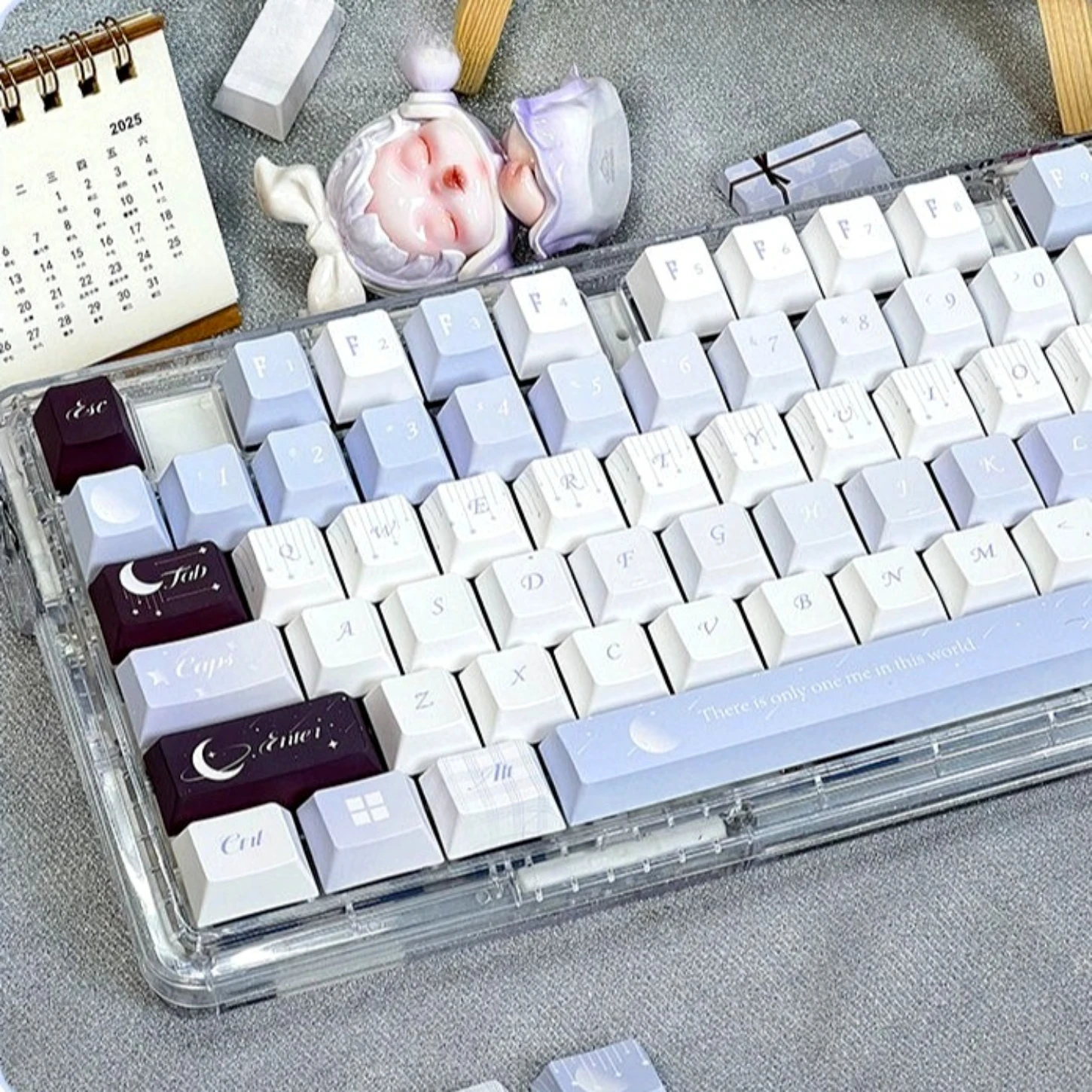 Girl Keycap Set PBT Cherry Thermal Sublimation Romantic Love Story Suitable for 60/84/98/108 Mechanical Keyboard
Girl Keycap Set PBT Cherry Thermal Sublimation Romantic Love Story Suitable for 60/84/98/108 Mechanical Keyboard