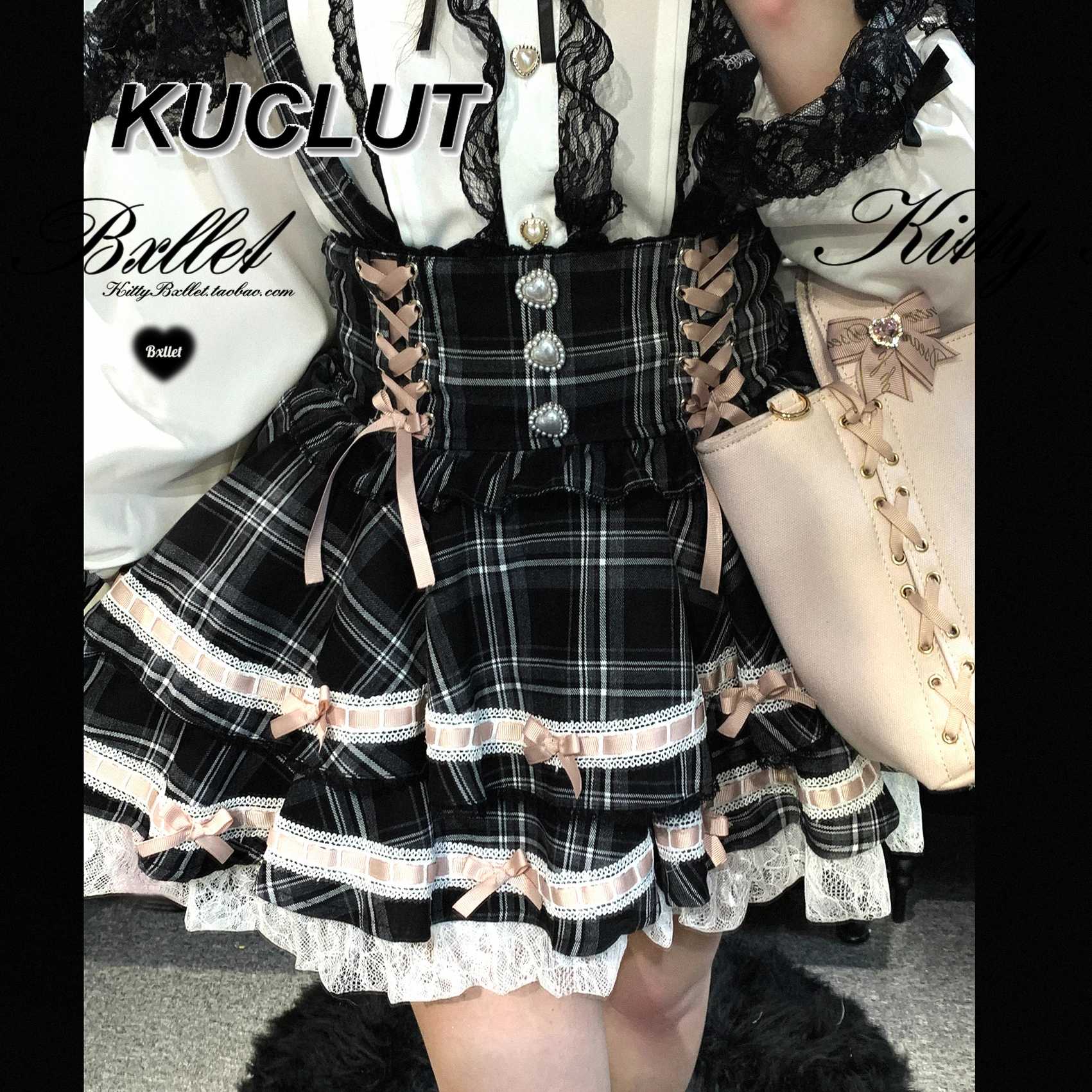 Mine Japanese Lolita Strap Skirt Women Elegant Ruffle Edge Bow Strap Lace Plaid Skirts Women Spring and Summer New Pleated Skirt
Mine Japanese Lolita Strap Skirt Women Elegant Ruffle Edge Bow Strap Lace Plaid Skirts Women Spring and Summer New Pleated Skirt