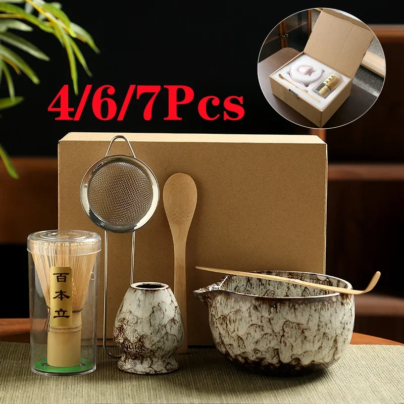 4/6/7 PCS Handmade Home Easy Clean Japanese Matcha Tea Set Safe Bamboo Whisk Teaspoon Tea Sets Tools Stand Kit Bowl Whisk Scoop
4/6/7 PCS Handmade Home Easy Clean Japanese Matcha Tea Set Safe Bamboo Whisk Teaspoon Tea Sets Tools Stand Kit Bowl Whisk Scoop