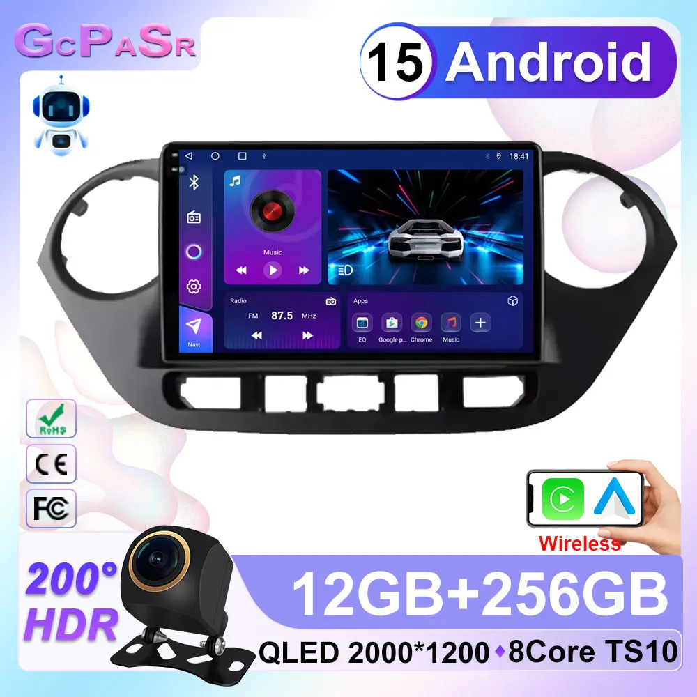 Car Radio For Hyundai Grand i10 2013-2018 Auto GPS Navigation 4G Carplay QLED Touch Screen NO 2DIN DVD Android Multimidia Player
Car Radio For Hyundai Grand i10 2013-2018 Auto GPS Navigation 4G Carplay QLED Touch Screen NO 2DIN DVD Android Multimidia Player