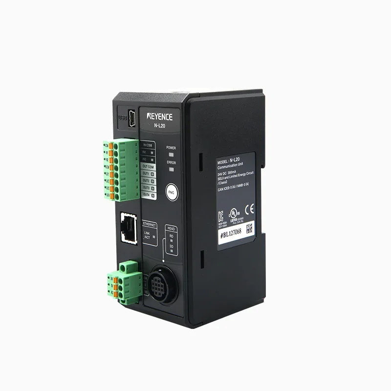 KEYENCE Genuine Barcode Reader Scanner Communication Unit Module N-L20 Ethernet Connection Type
KEYENCE Genuine Barcode Reader Scanner Communication Unit Module N-L20 Ethernet Connection Type