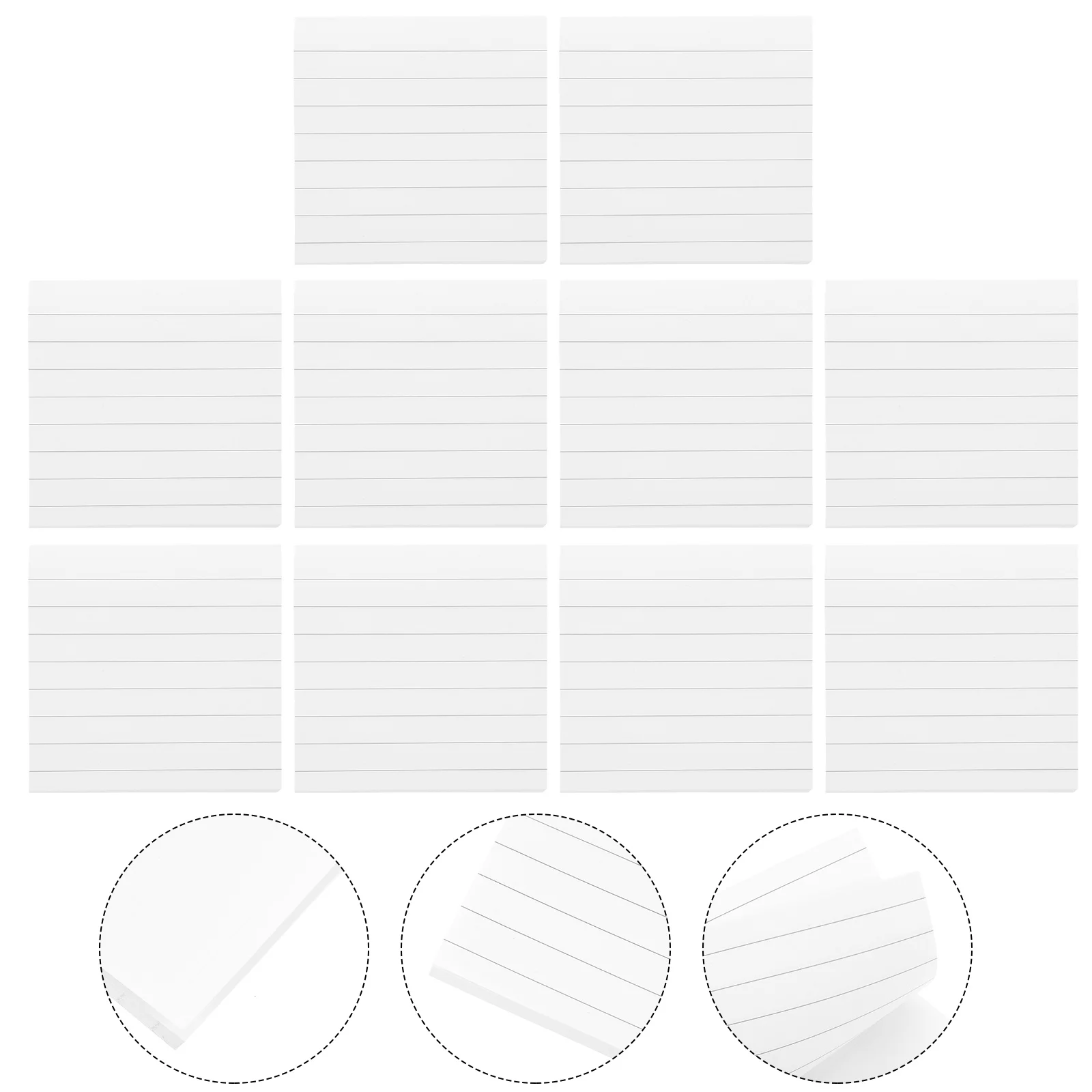 10pcs Adhesive Paper Notepads White Memo Pads For Office School Home Use Pad Supplies Striping Paper For Fridge
10pcs Adhesive Paper Notepads White Memo Pads For Office School Home Use Pad Supplies Striping Paper For Fridge