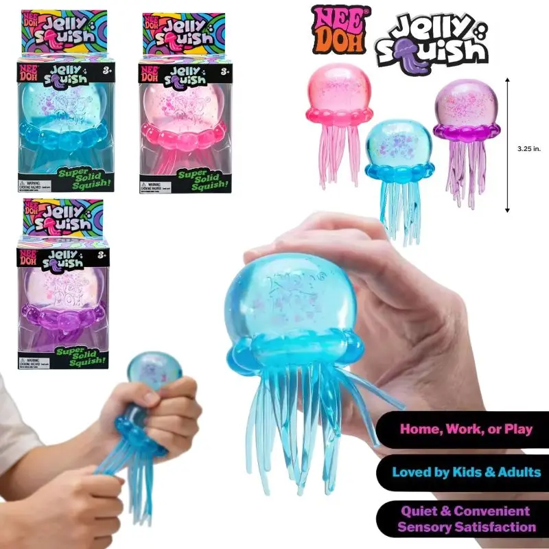 Needoh Fuzz Ball Jellyfish Squishy Blind Box Random Color Soft Stress Relief Toy Cute Relaxing Squeeze Sensory Toy
Needoh Fuzz Ball Jellyfish Squishy Blind Box Random Color Soft Stress Relief Toy Cute Relaxing Squeeze Sensory Toy