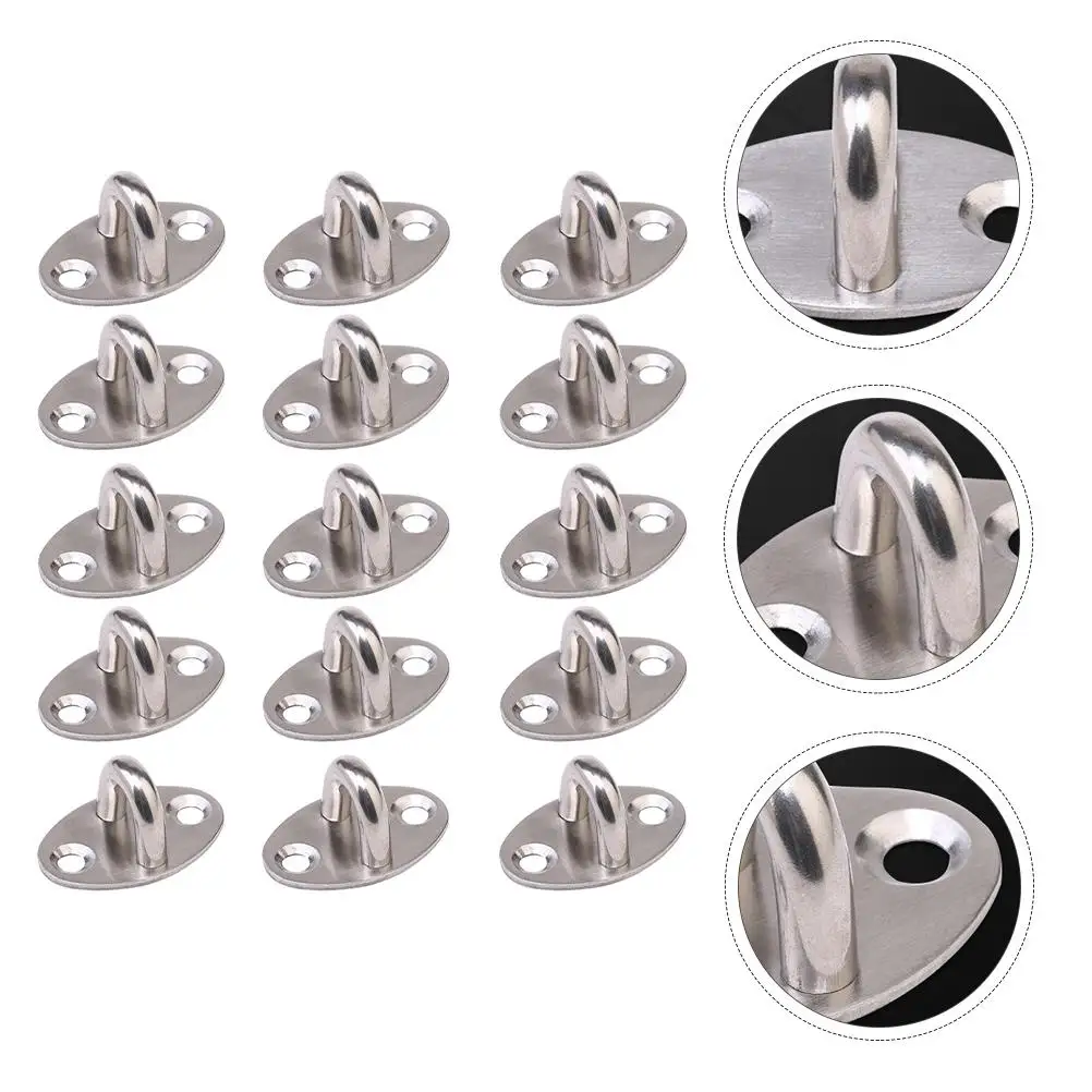 15pcs Stainless Steel Hooks Heavy Duty Load-bearing Kitchen Bathroom Wall Mount Silver Color Storage Hook Suitable Smooth
15pcs Stainless Steel Hooks Heavy Duty Load-bearing Kitchen Bathroom Wall Mount Silver Color Storage Hook Suitable Smooth