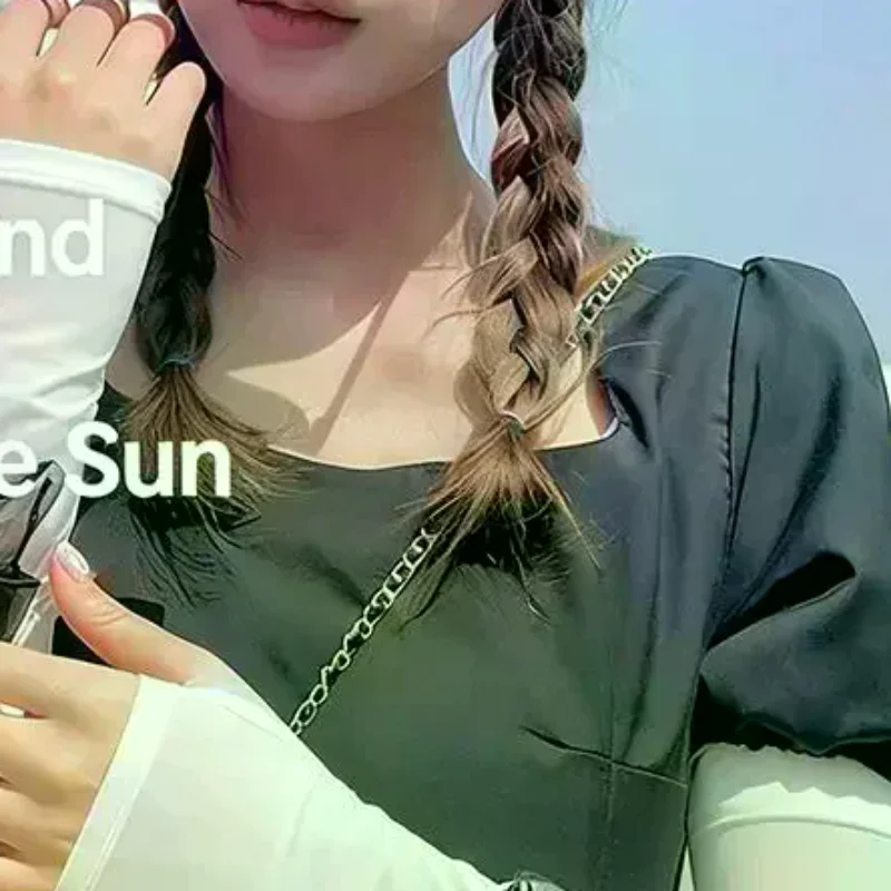 Elegant Pearlescent Yarn Bow Sun Protection Arm Sleeves For Women Summer Ins Style Ice Silk Arm Sleeves Flared Sleeves
Elegant Pearlescent Yarn Bow Sun Protection Arm Sleeves For Women Summer Ins Style Ice Silk Arm Sleeves Flared Sleeves