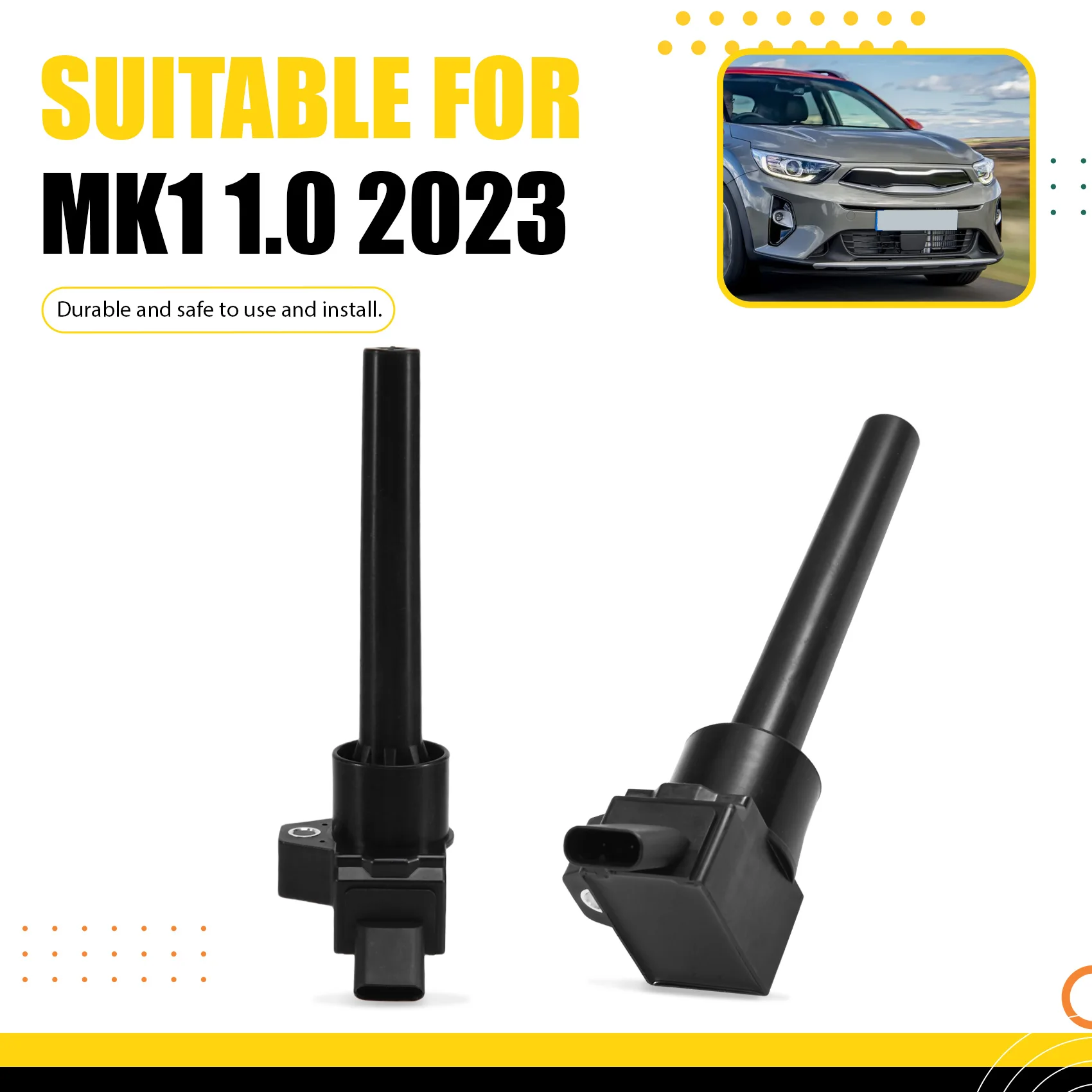 A33K-High Voltage Ignition Coils 4Pcs 27301-08200 2730108200 For Bayon BC3 Kia Stonic MK1 1.0 2023-
A33K-High Voltage Ignition Coils 4Pcs 27301-08200 2730108200 For Bayon BC3 Kia Stonic MK1 1.0 2023-
