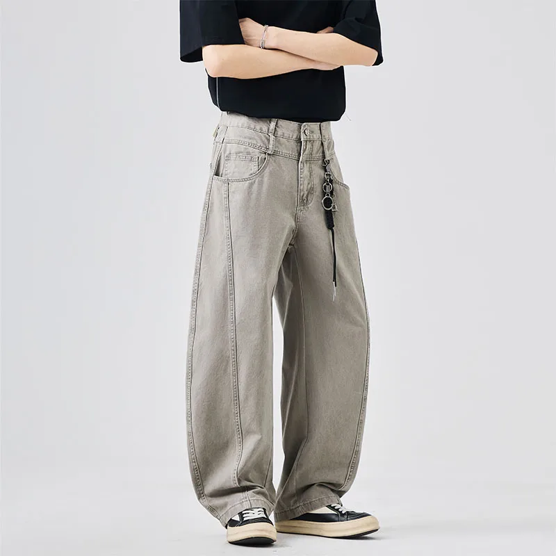 New Male Washed Trousers Men Women Streetwear Fashion Vintage Loose Casual Pure Cotton Cargo Pants
New Male Washed Trousers Men Women Streetwear Fashion Vintage Loose Casual Pure Cotton Cargo Pants