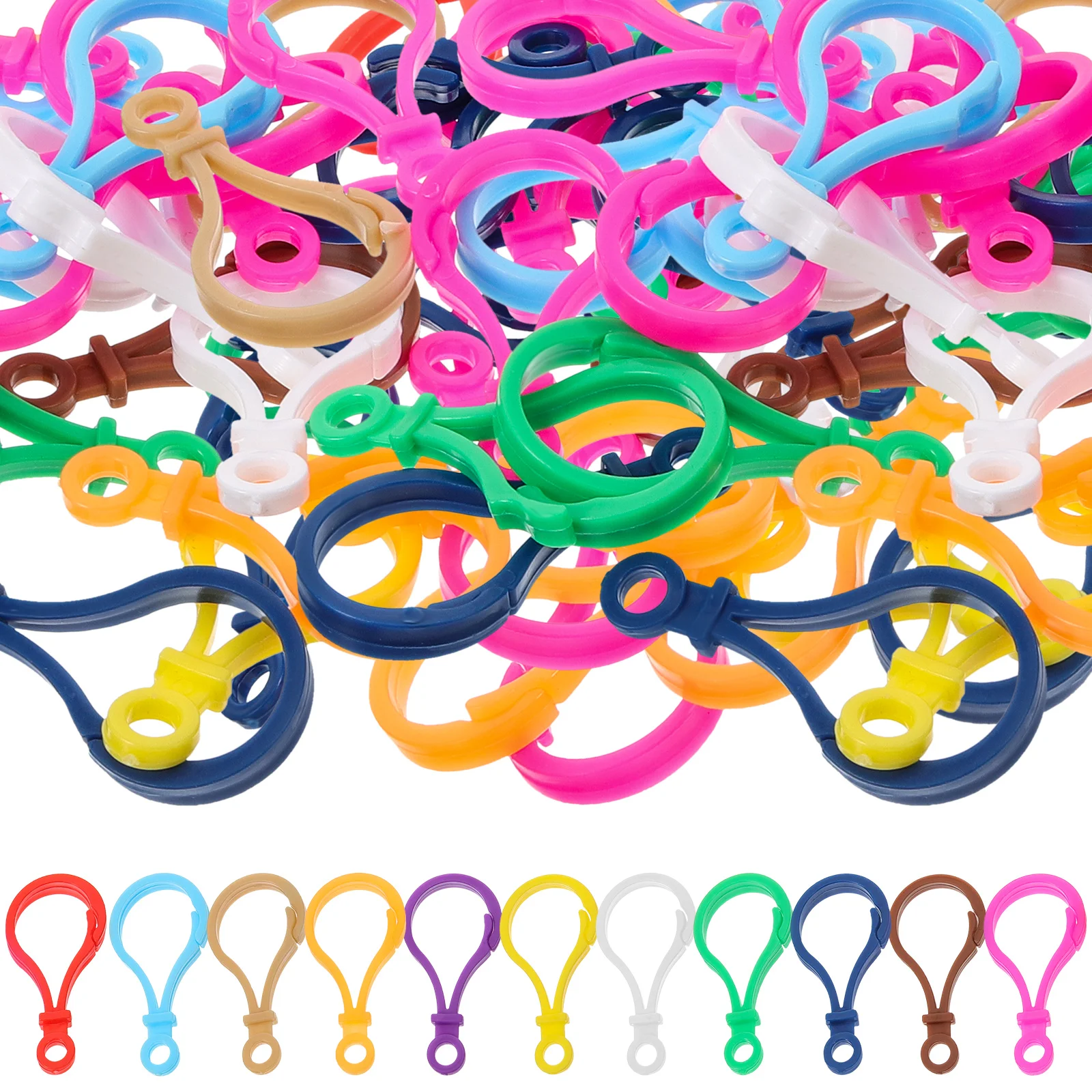 100 Pcs Light Bulb Buckle Clasp Clips Claw Lanyard Snap Hook Lobster Small Closure Spring The
100 Pcs Light Bulb Buckle Clasp Clips Claw Lanyard Snap Hook Lobster Small Closure Spring The
