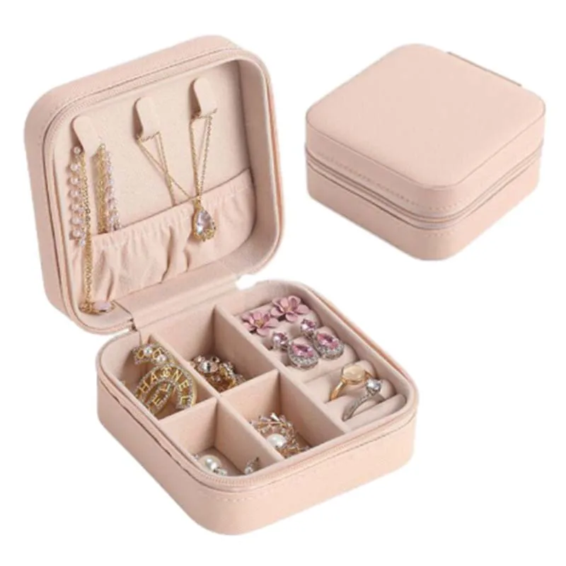 1Pcs Fashion Velvet Jewelry Storage Box Portable Jewelry Box with Zipper for Ring Bangle Bracelet Necklace Earrings Display Case
1Pcs Fashion Velvet Jewelry Storage Box Portable Jewelry Box with Zipper for Ring Bangle Bracelet Necklace Earrings Display Case