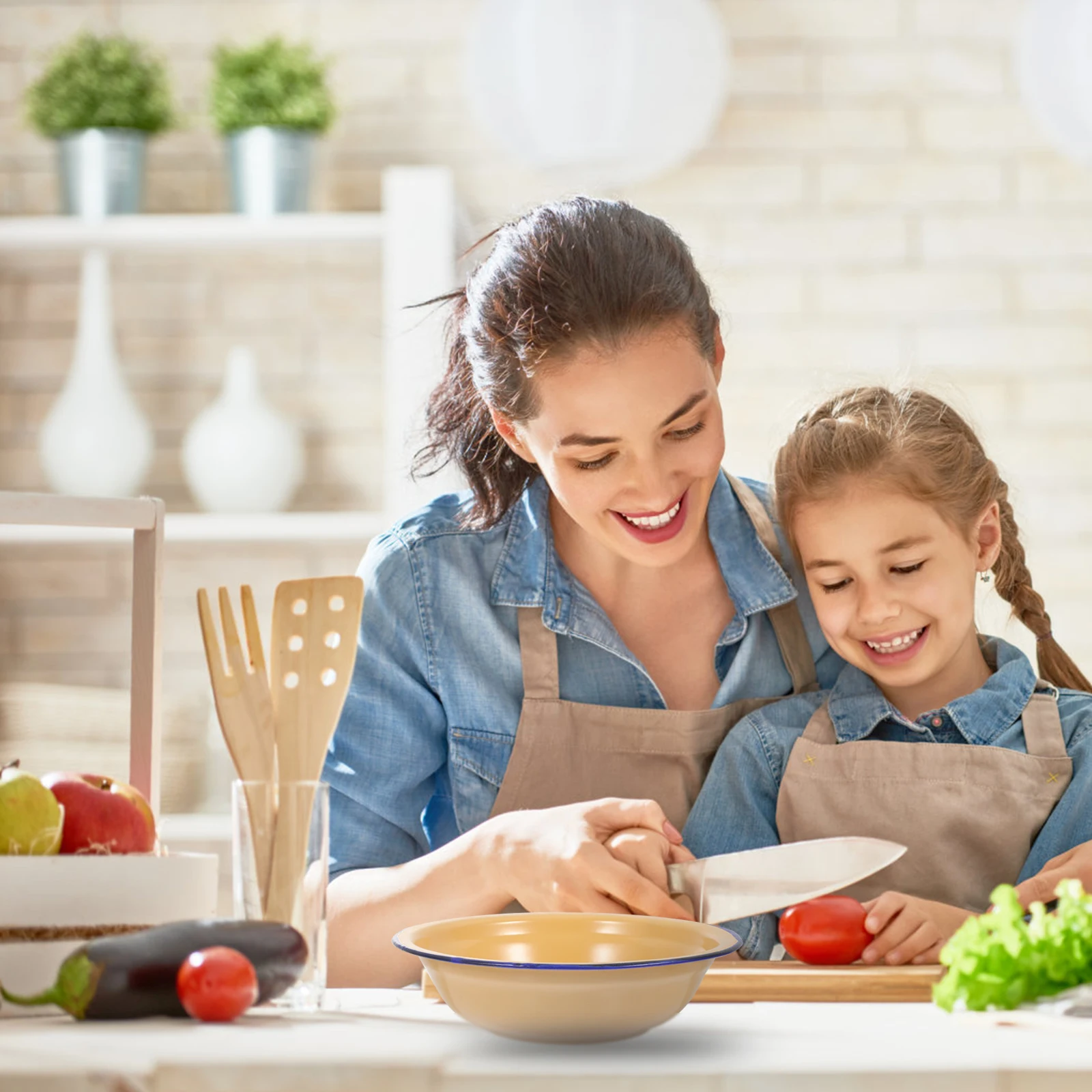 2Pcs Enamel Basins Simple Design Multiuse Kitchen Hotel Restaurant Enamelware Enamel Basin Simple Basin
2Pcs Enamel Basins Simple Design Multiuse Kitchen Hotel Restaurant Enamelware Enamel Basin Simple Basin