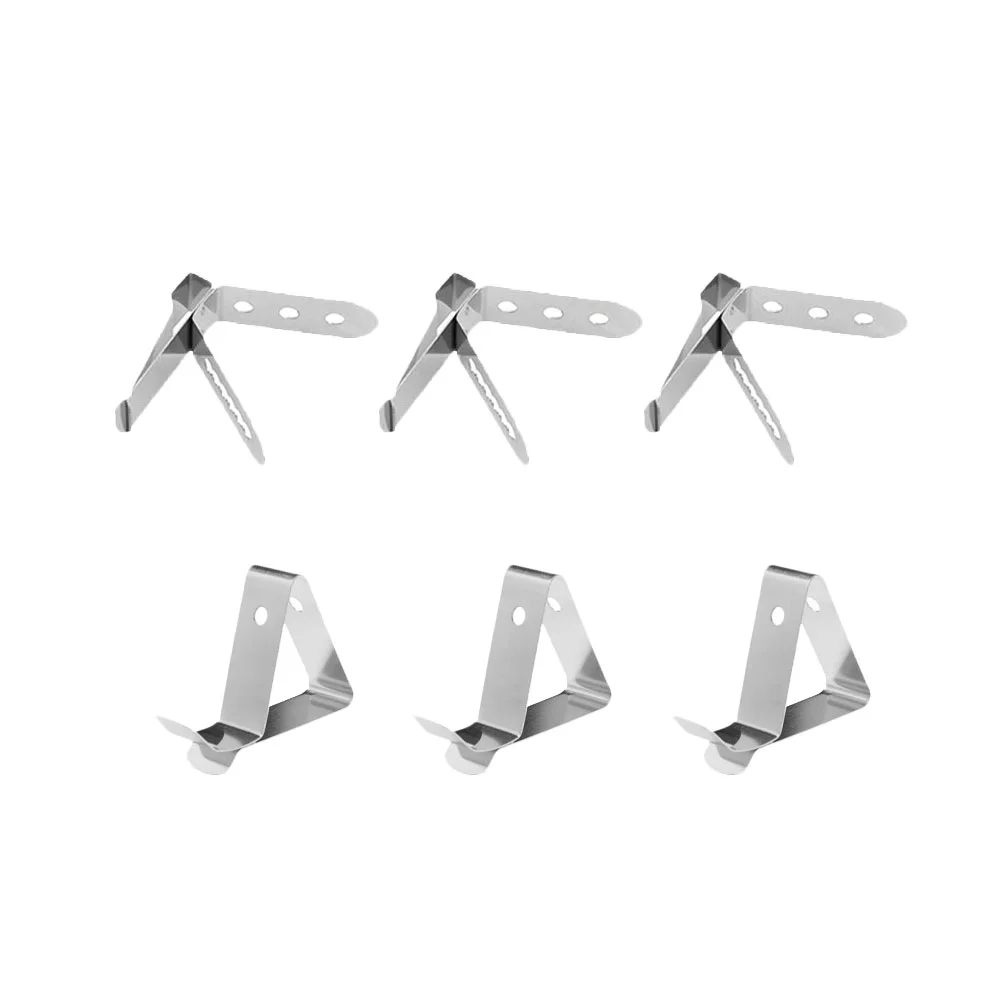 6pcs Practical Food Grade Stainless Steel Thermometer Holder Probe Clip Holder for Home Restaurant (Style 3 and 1, 3 for Each)
6pcs Practical Food Grade Stainless Steel Thermometer Holder Probe Clip Holder for Home Restaurant (Style 3 and 1, 3 for Each)