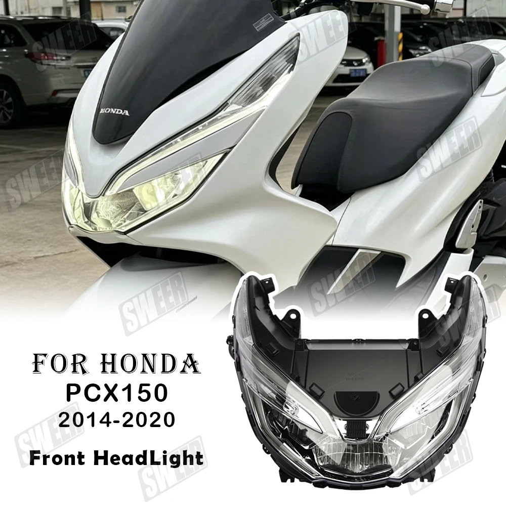 Motorcycle Headlight LED Suitabl For Honda PCX150 2014-2020 Motorcycle Headlamp Assembly Front Headlight Modified Accessories
Motorcycle Headlight LED Suitabl For Honda PCX150 2014-2020 Motorcycle Headlamp Assembly Front Headlight Modified Accessories