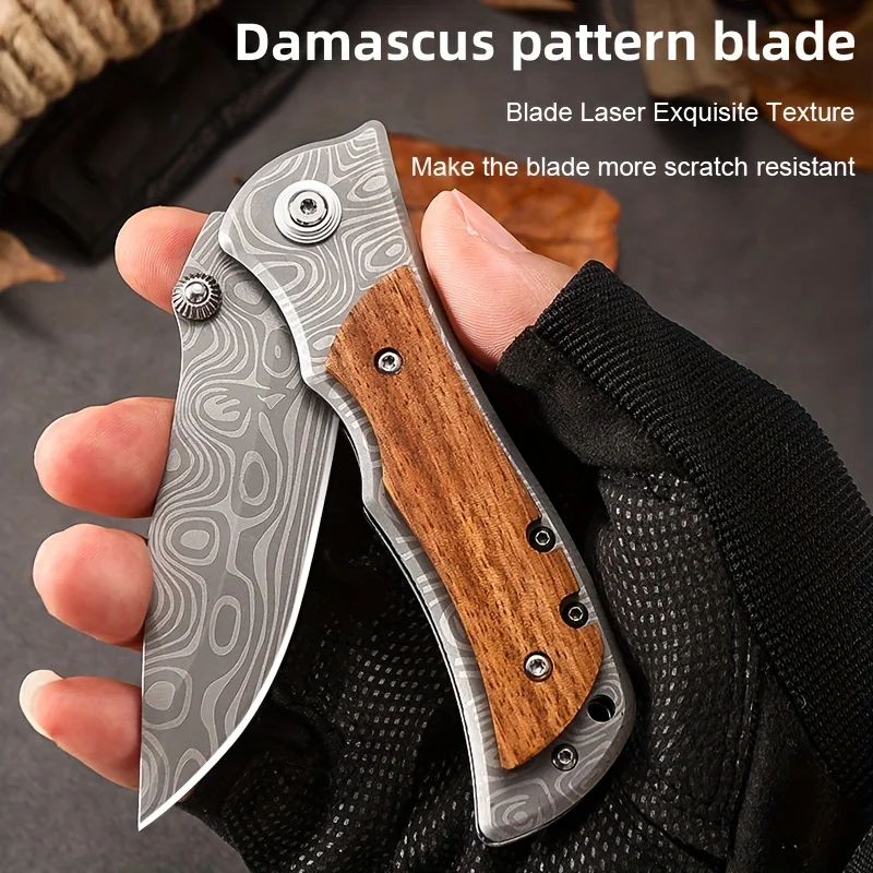 8-дюймовый дамасский карманный нож ручной работы-карманный нож для мужчин, складной нож с ножнами для улицы, рыбалки, деревянной ручки.
8-дюймовый дамасский карманный нож ручной работы-карманный нож для мужчин, складной нож с ножнами для улицы, рыбалки, деревянной ручки.