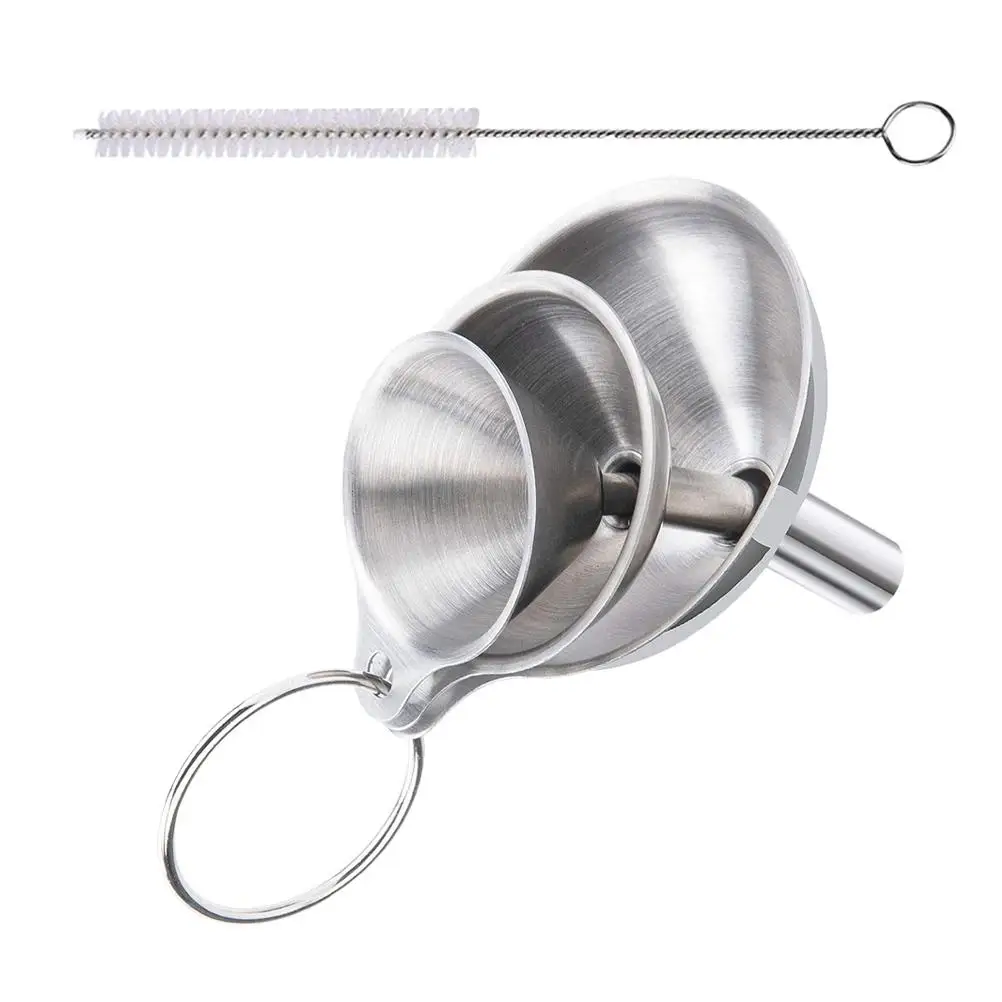 Can Tomato Sauce Stainless Steel Kitchen Funnel Set Wide Mouth Dispensing Oil Hopper Silver Child
Can Tomato Sauce Stainless Steel Kitchen Funnel Set Wide Mouth Dispensing Oil Hopper Silver Child