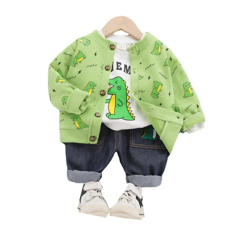 New Autumn Kids Clothing Baby Clothes Suit Children Boys Jacket T-Shirt Pants 3Pcs/Set Toddler Casual Costume Infant Tracksuits
New Autumn Kids Clothing Baby Clothes Suit Children Boys Jacket T-Shirt Pants 3Pcs/Set Toddler Casual Costume Infant Tracksuits