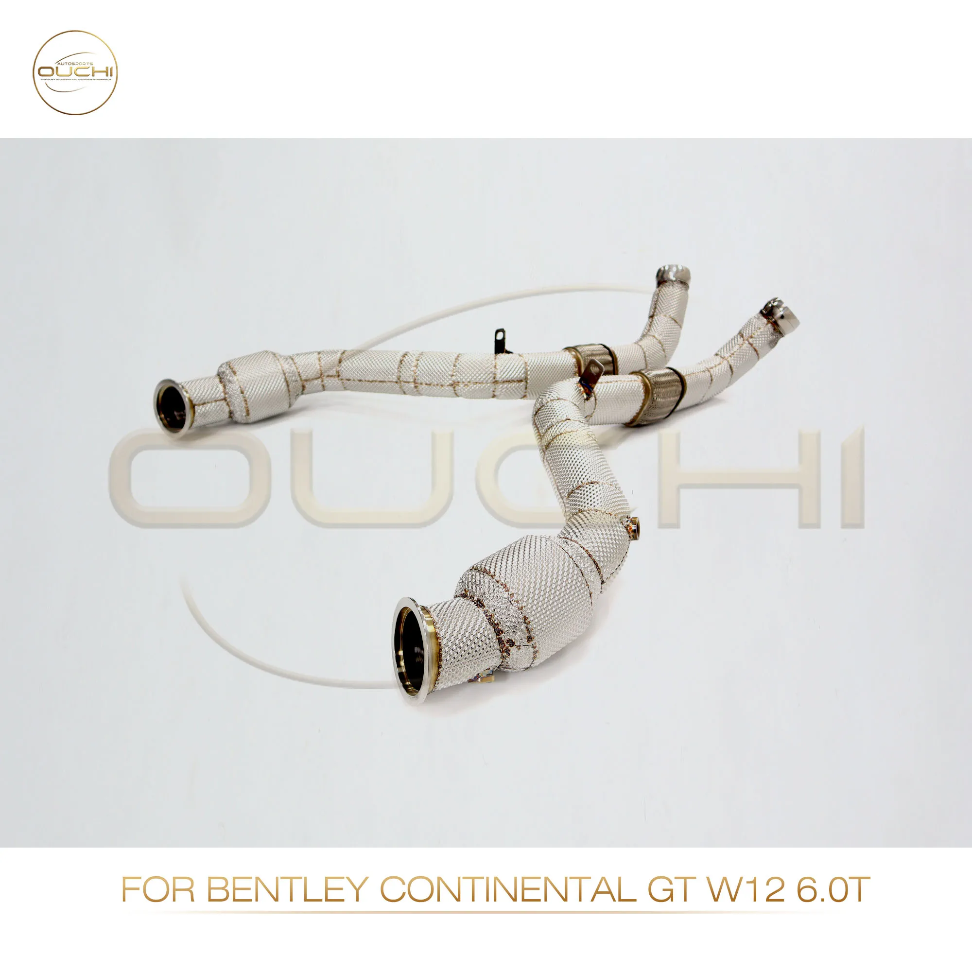 OUCHI Stainless Steel Exhaust System Performance downpipe for Bentley Continental GT W12 6.0T with Heat shield Middle Pipe
OUCHI Stainless Steel Exhaust System Performance downpipe for Bentley Continental GT W12 6.0T with Heat shield Middle Pipe