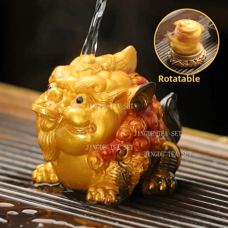 Обесцвечивание из смолы, контакт Upon с водой, Lucky Pixiu, чайный питомец, креативный бутик, украшение для чайного столика для гостиной
Обесцвечивание из смолы, контакт Upon с водой, Lucky Pixiu, чайный питомец, креативный бутик, украшение для чайного столика для гостиной