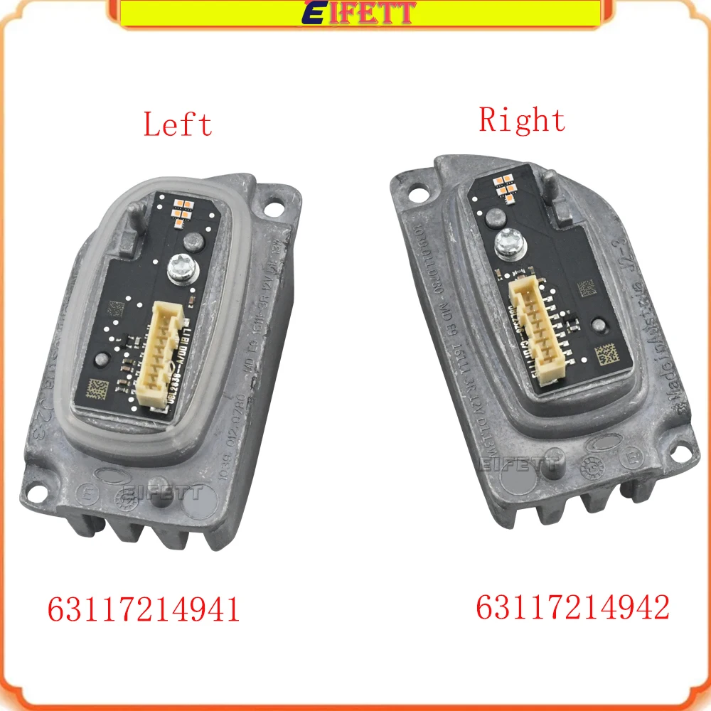 2 Pcs NEW Turn Signal Headlight LED Module Control Unit 63117214941 63117214942 For BMW Series 5 G30 G31 G38 F90 M5
2 Pcs NEW Turn Signal Headlight LED Module Control Unit 63117214941 63117214942 For BMW Series 5 G30 G31 G38 F90 M5
