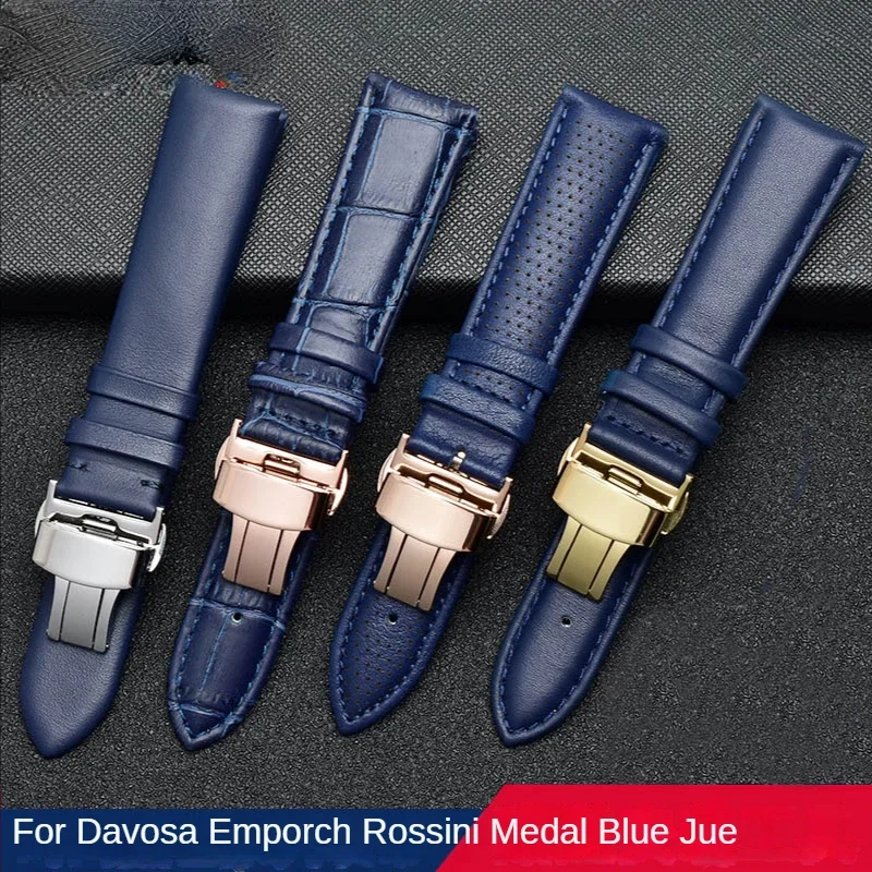 Genuine Leather Watch Strap for Divos Davosa Aibaoshi Rossini Medal Blue Jue Waterproof Sweatproof Watchband Accessories 21 22mm
Genuine Leather Watch Strap for Divos Davosa Aibaoshi Rossini Medal Blue Jue Waterproof Sweatproof Watchband Accessories 21 22mm