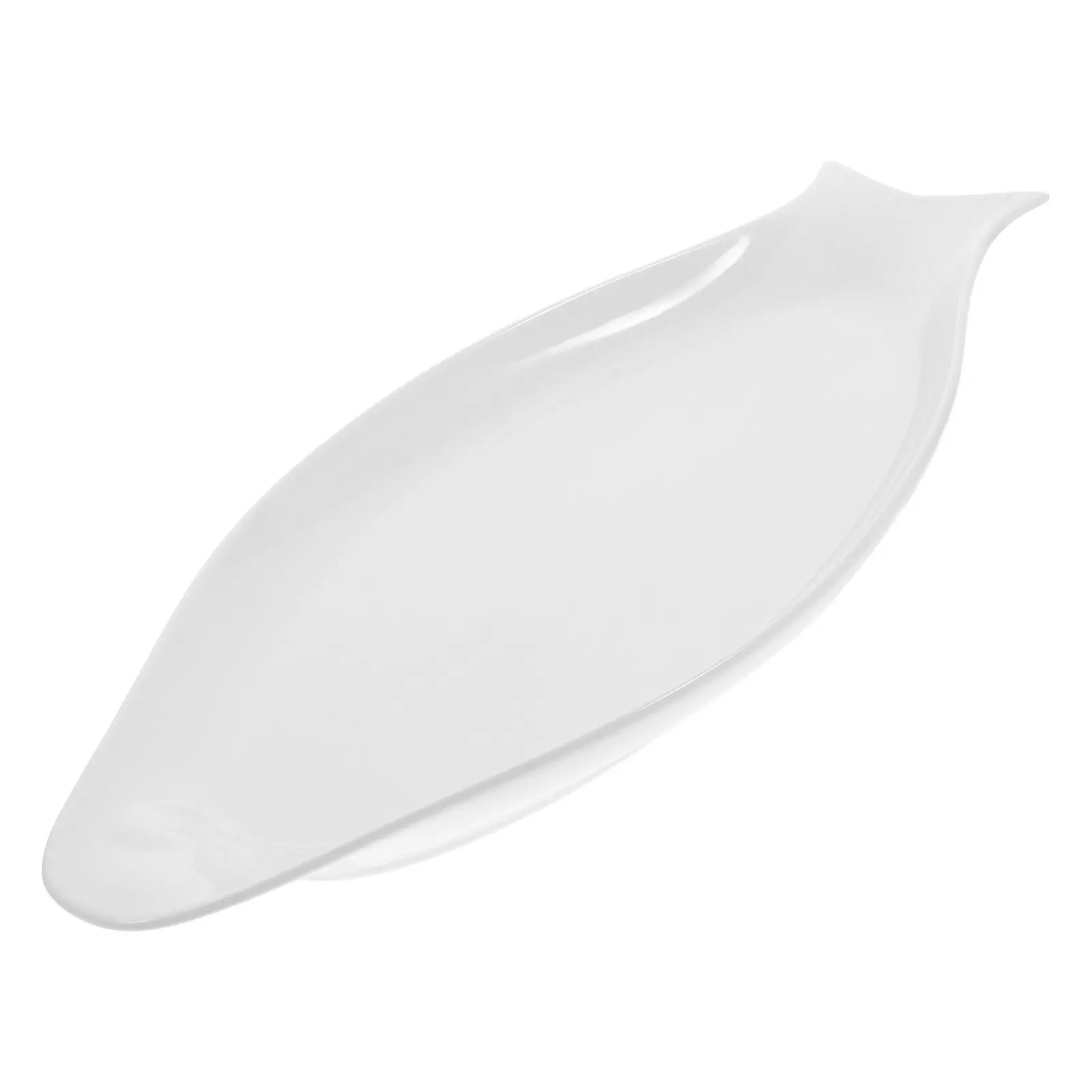1Pcs 16 Inch Fish Shaped Ceramic Plate Oval Pure White Serving Platter for Steamed Fish Appetizer Sushi Roll Grilled Meat
1Pcs 16 Inch Fish Shaped Ceramic Plate Oval Pure White Serving Platter for Steamed Fish Appetizer Sushi Roll Grilled Meat