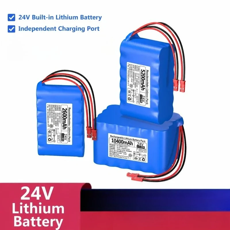 24V Lithium Battery Pack for Speaker Motor Power Supply 6-String Touch Screen Rechargeable Battery Pack Built-in 25.2 Volts
24V Lithium Battery Pack for Speaker Motor Power Supply 6-String Touch Screen Rechargeable Battery Pack Built-in 25.2 Volts
