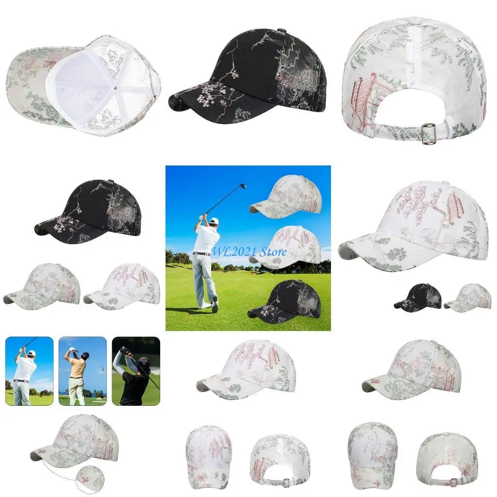 G5GC Embroidery Pattern Baseball Hat with Adjustable Head Straps Outdoor Sports Climbing Baseball Caps Woman Fishing Hat
G5GC Embroidery Pattern Baseball Hat with Adjustable Head Straps Outdoor Sports Climbing Baseball Caps Woman Fishing Hat
