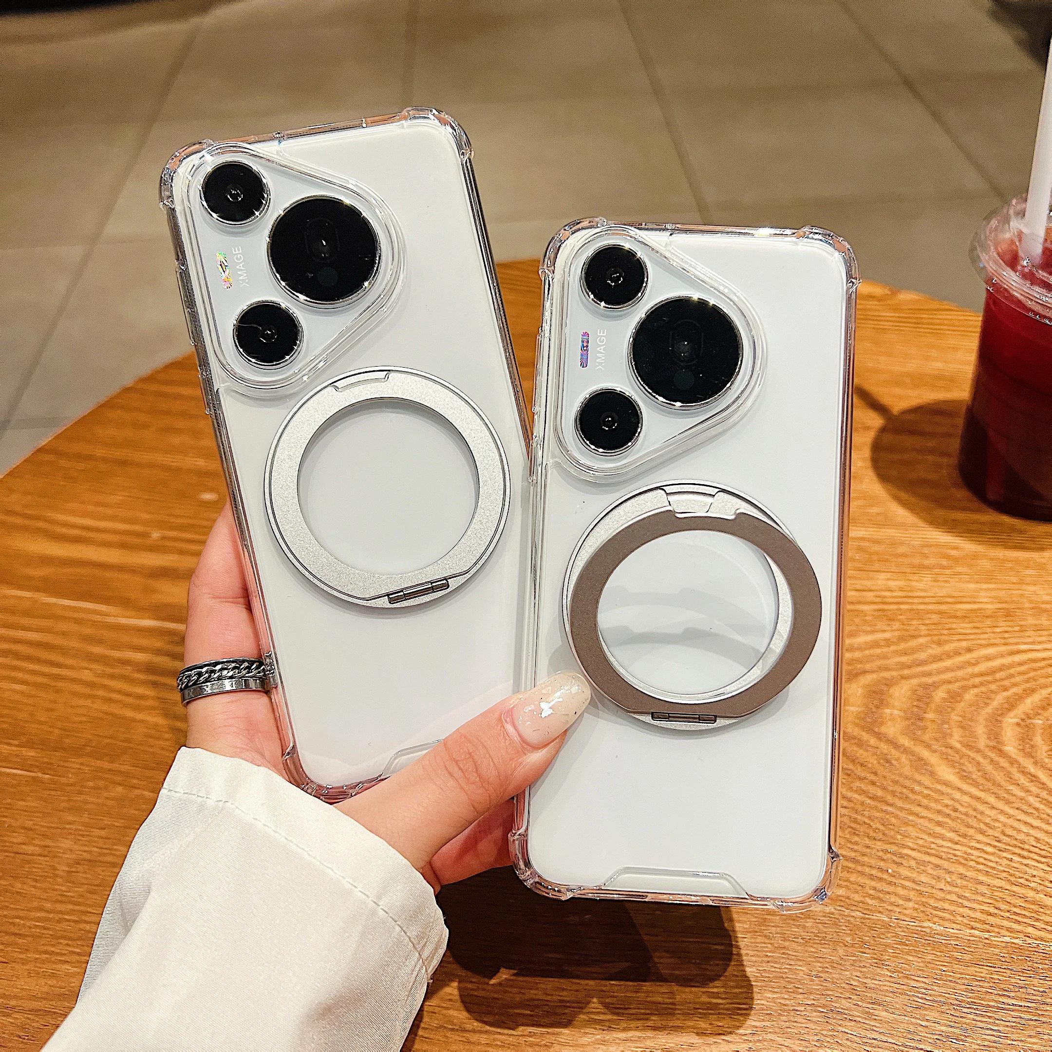 Shockproof Clear Wireless Charging Magnetic Rotate Kickstand Case For Huawei Pura 70 Pro 80 Pro 80 Ultra, Slim Hard Phone Cover
Shockproof Clear Wireless Charging Magnetic Rotate Kickstand Case For Huawei Pura 70 Pro 80 Pro 80 Ultra, Slim Hard Phone Cover
