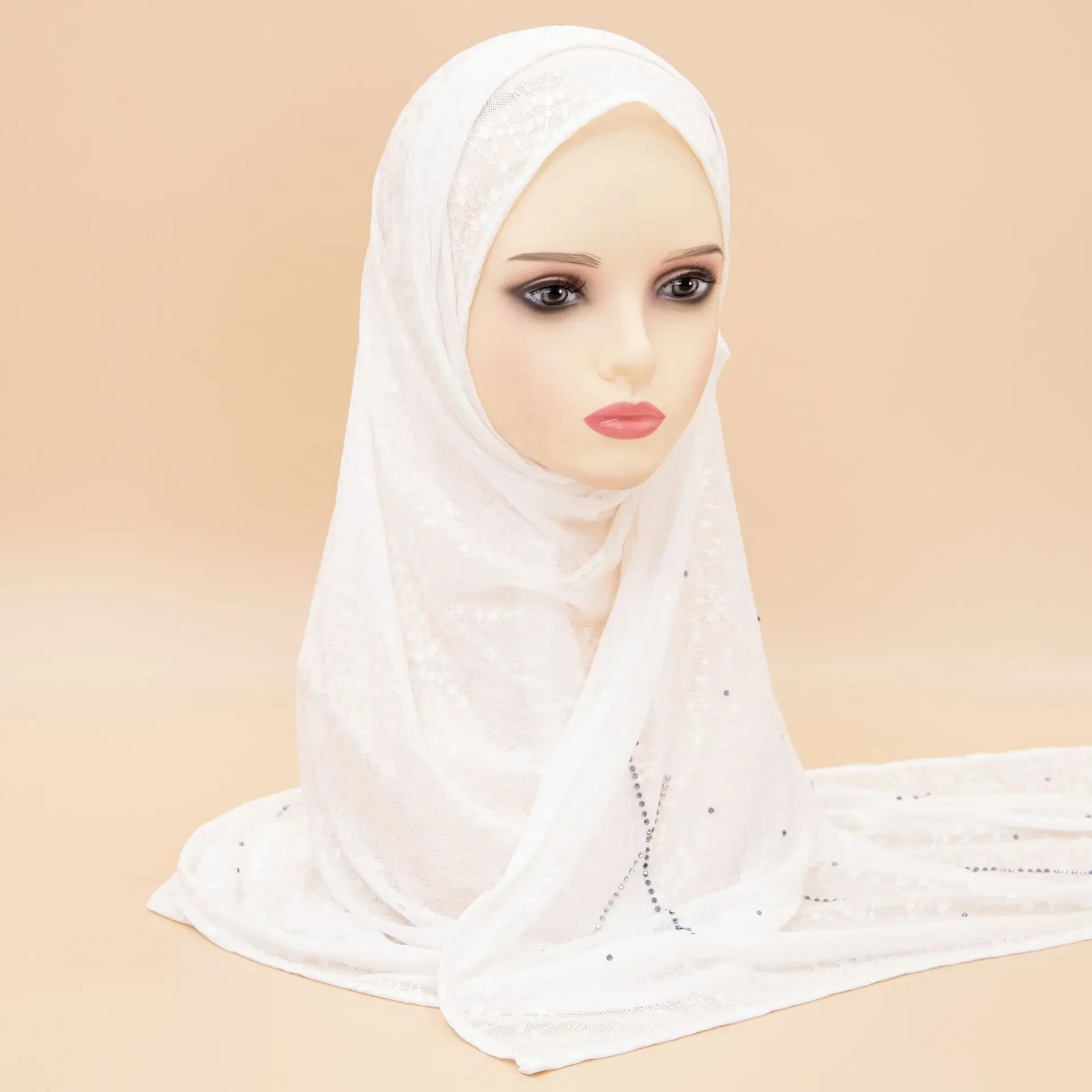 Luxury Diamonds Mesh Hijab Muslim Women Long Scarf Turban Islam Stoles Head Wrap Shawls Scarves Bandanas Headband Bufanda Veil
Luxury Diamonds Mesh Hijab Muslim Women Long Scarf Turban Islam Stoles Head Wrap Shawls Scarves Bandanas Headband Bufanda Veil