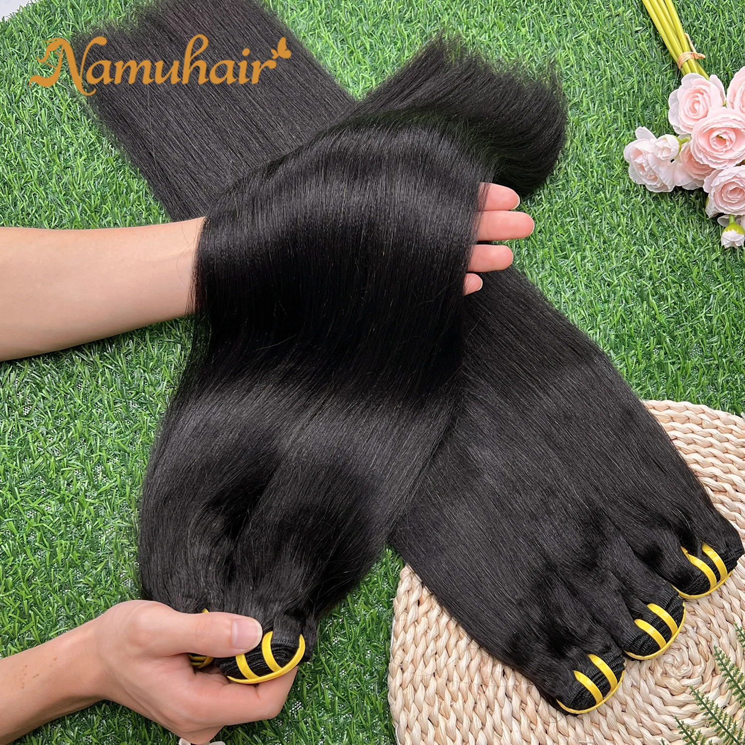 Bundles Human Hair Light Yaki Straight Weave 1/3/4 Bundles 100% Unprocessed Vietnamese Virgin Hair Extensions 100 Grams/Bundle
Bundles Human Hair Light Yaki Straight Weave 1/3/4 Bundles 100% Unprocessed Vietnamese Virgin Hair Extensions 100 Grams/Bundle
