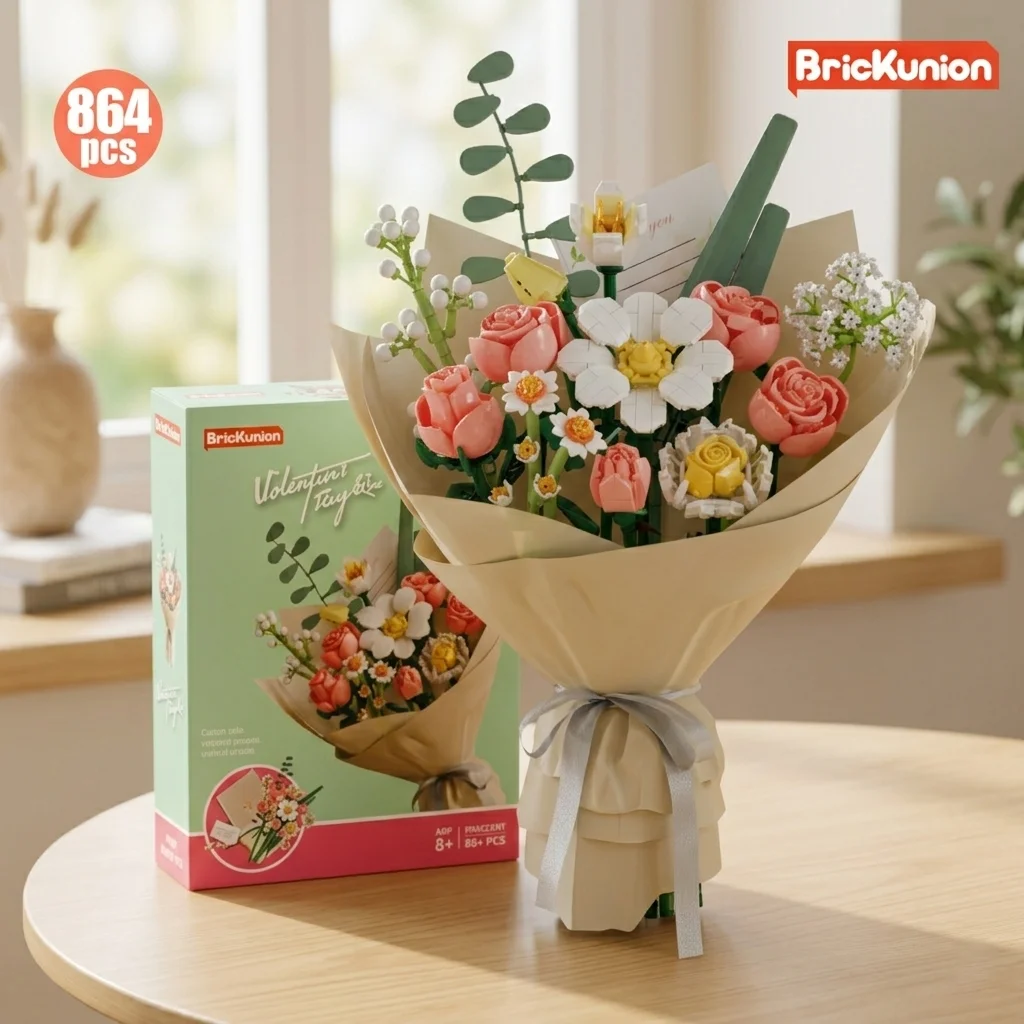 864PCS Building Block Flower Bouquet Toy Set - Creative Birthday Christmas Gift New Product
864PCS Building Block Flower Bouquet Toy Set - Creative Birthday Christmas Gift New Product