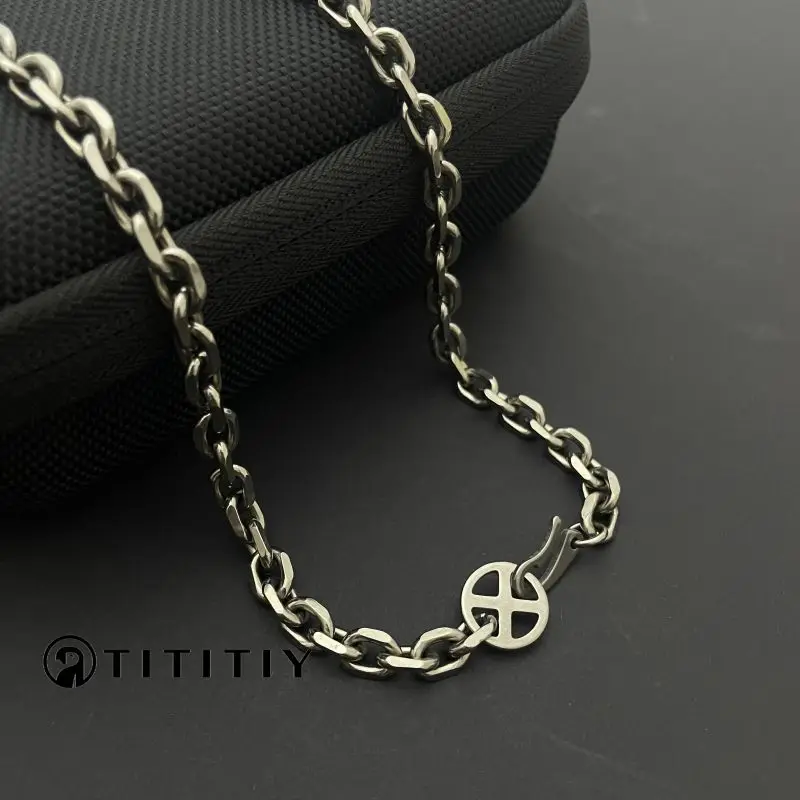Pure Titanium Batch Angle Chain Necklace 7mm Wide Lightweight Anti Allergic Hip-hop Couple Chain Exquisite High Bridge Buckle
Pure Titanium Batch Angle Chain Necklace 7mm Wide Lightweight Anti Allergic Hip-hop Couple Chain Exquisite High Bridge Buckle