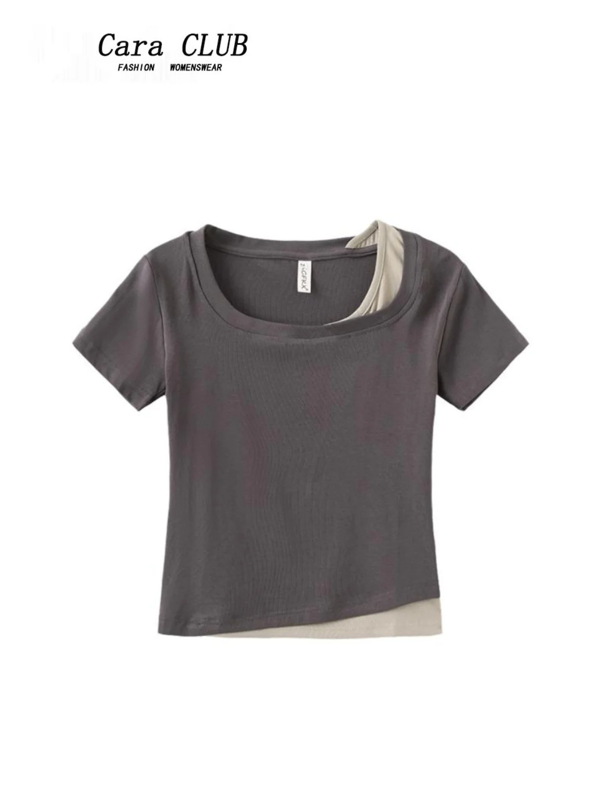 Summer Short Sleeve T-Shirt Women plus Size Conceal Meat Slimming Design Sense Top Pear Shape Commute Style Polyester Fiber
Summer Short Sleeve T-Shirt Women plus Size Conceal Meat Slimming Design Sense Top Pear Shape Commute Style Polyester Fiber