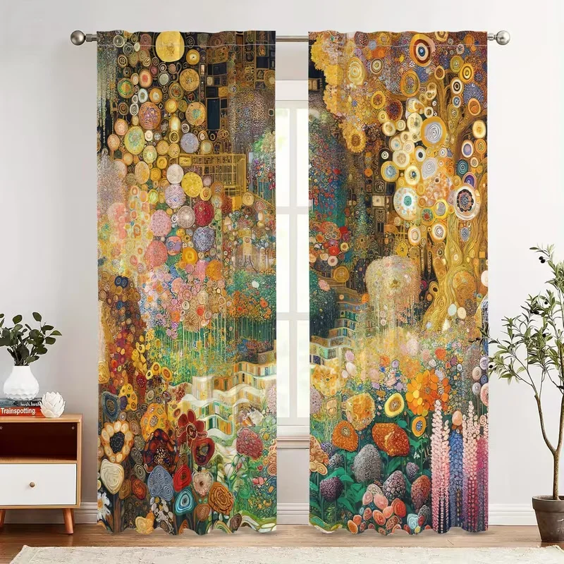 2Pcs Colorful flowers print curtains,suitable for bedroom,living room kitchen decoration,home decoration,window decoration
2Pcs Colorful flowers print curtains,suitable for bedroom,living room kitchen decoration,home decoration,window decoration