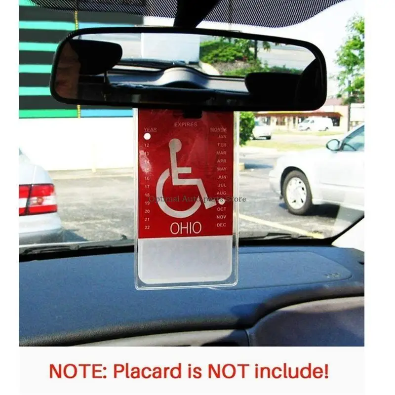 Handicap Placard Holders for Car, 10.6" x 5" Transparent Handicapped Placard Holders, Handicap Parking Sign Holders
Handicap Placard Holders for Car, 10.6" x 5" Transparent Handicapped Placard Holders, Handicap Parking Sign Holders