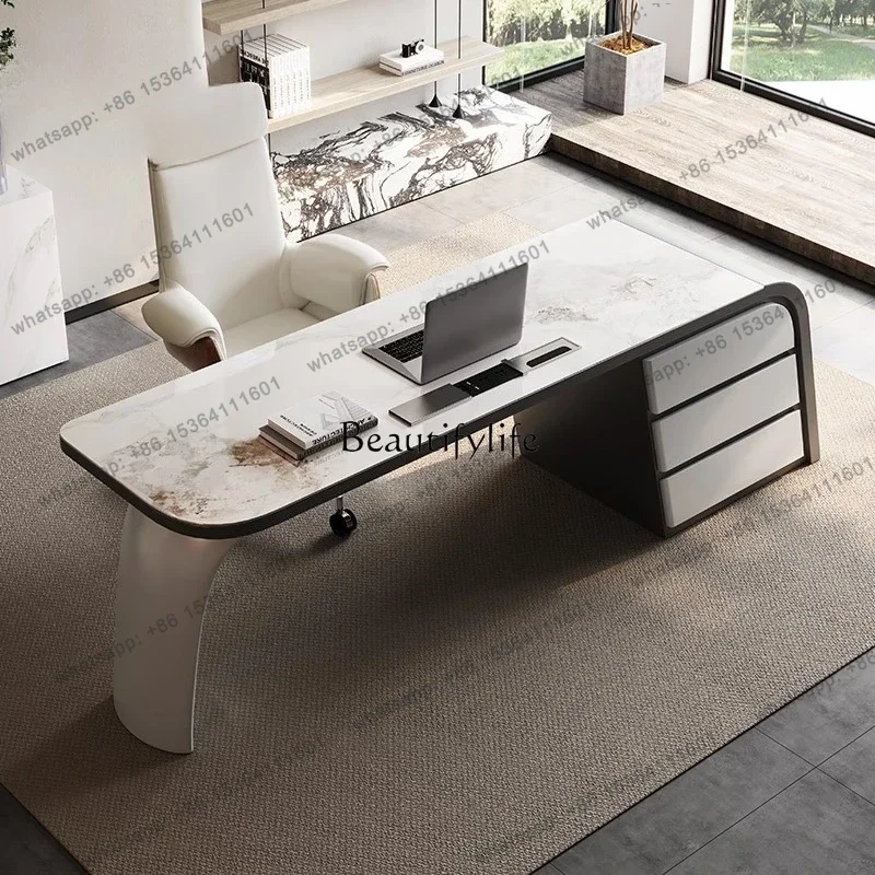 jj4 Modern slate desk Italian minimalist study high-end negotiation computer desk
jj4 Modern slate desk Italian minimalist study high-end negotiation computer desk
