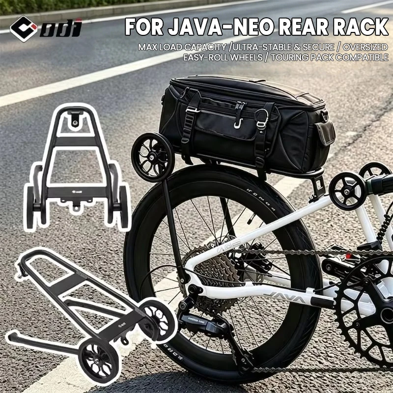 ODI Bike Rear Rack for JAVA NEO Dedicated 16in / 20in Folding Bike Rear Bracket Aluminum Alloy Bicycle Rear Shelf with Wheels
ODI Bike Rear Rack for JAVA NEO Dedicated 16in / 20in Folding Bike Rear Bracket Aluminum Alloy Bicycle Rear Shelf with Wheels
