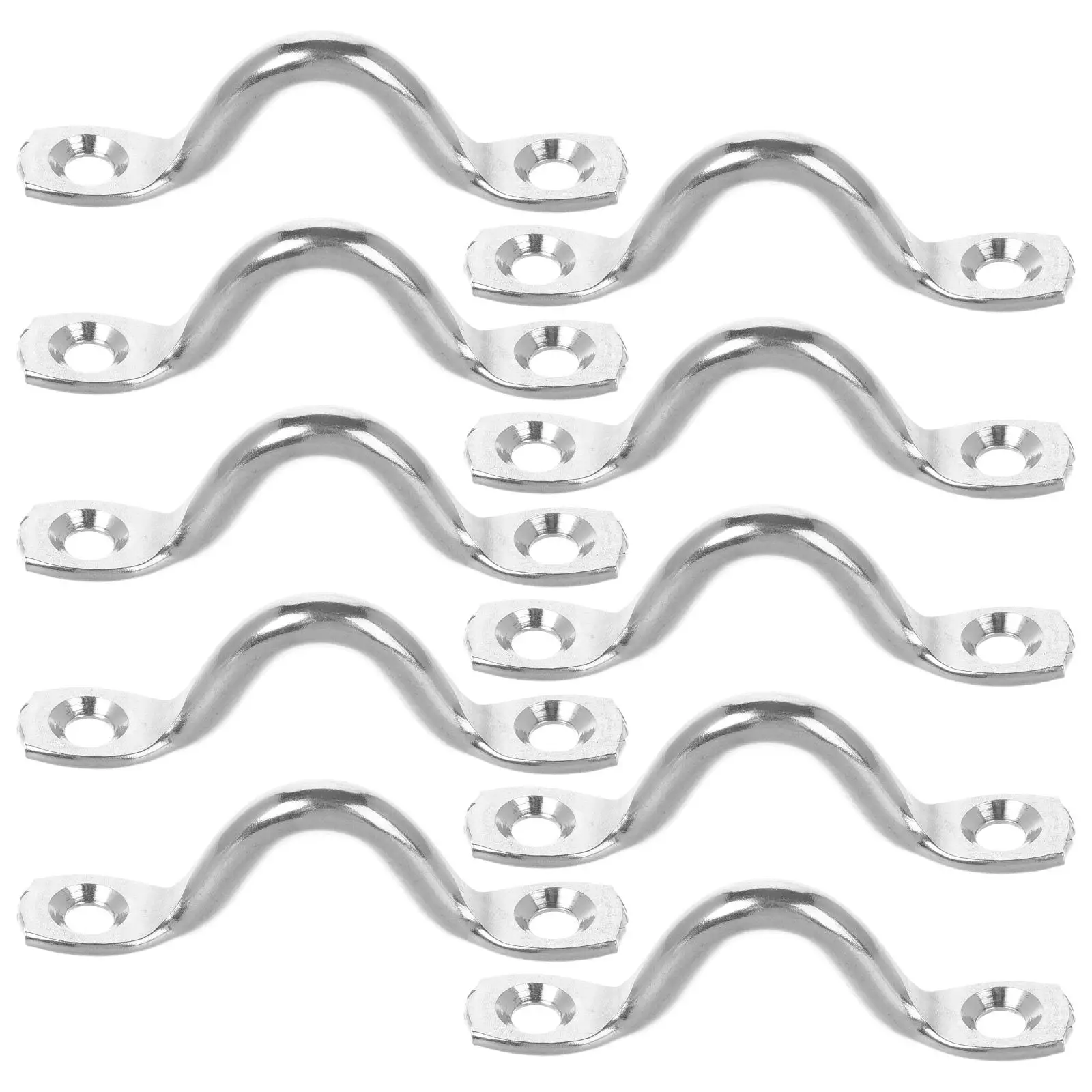 10 Pcs Stainless Steel H Durable Compact Size Kayak Deck Grips Boat Supplies Water Proof Accessories
10 Pcs Stainless Steel H Durable Compact Size Kayak Deck Grips Boat Supplies Water Proof Accessories