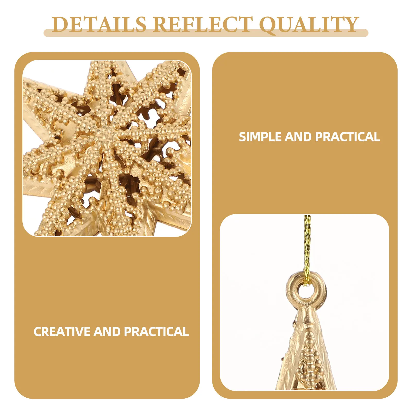 6 Pcs Golden Star Pendant Eco Friendly Christmas Decor Hanging Plastic Ornaments Home Party Atmosphere Xmas Tree
6 Pcs Golden Star Pendant Eco Friendly Christmas Decor Hanging Plastic Ornaments Home Party Atmosphere Xmas Tree