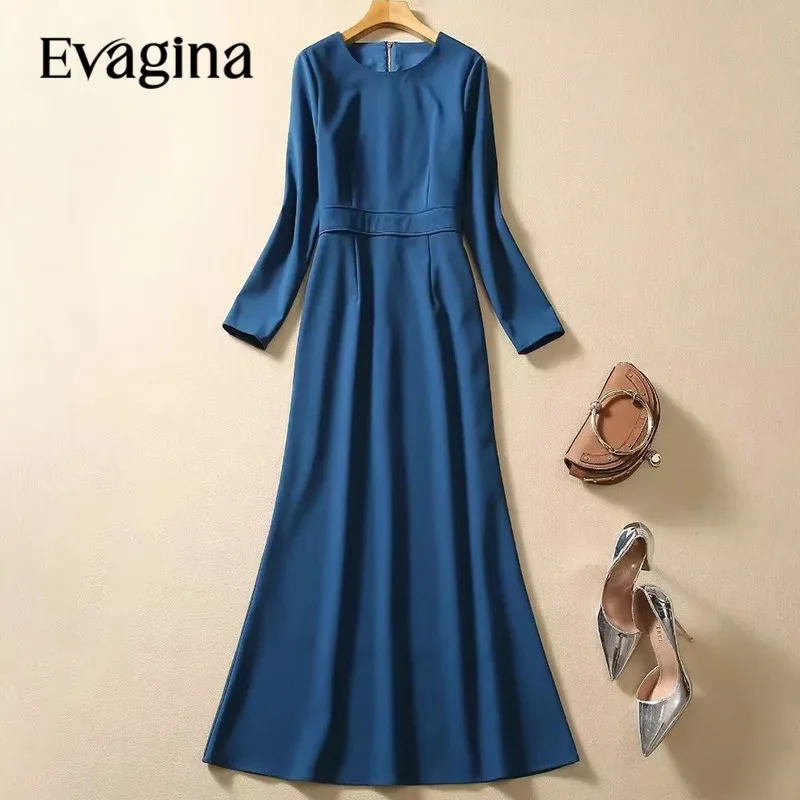 Evagina New Fashion Runway Designer Women's Round Neck Long Sleeve Slim-Fit Banquet Long Elegant Temperament Fishtail Dress
Evagina New Fashion Runway Designer Women's Round Neck Long Sleeve Slim-Fit Banquet Long Elegant Temperament Fishtail Dress