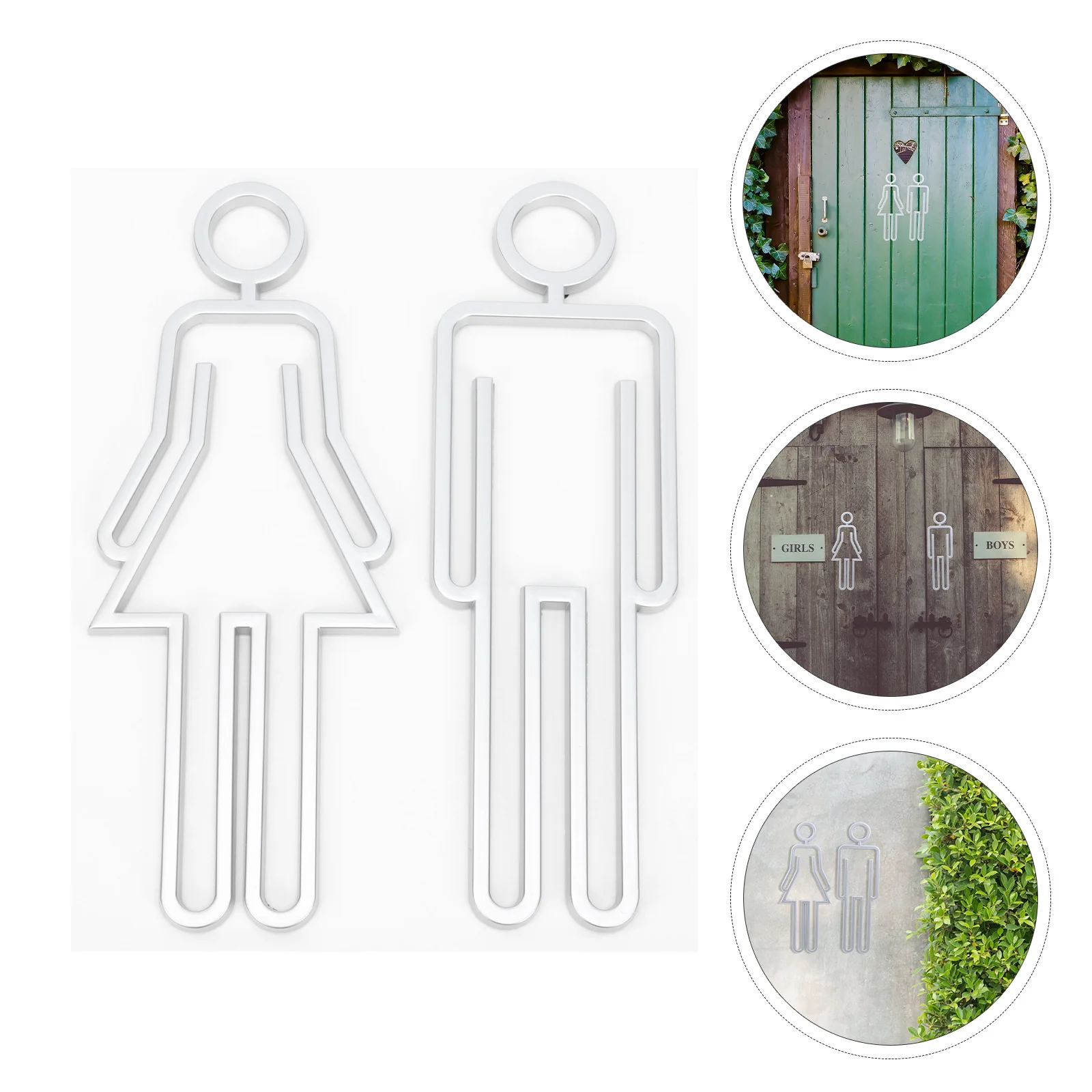 Stickers Waterproof Toilet Identification Sign Bathroom Door Plate Chic Design Restroom Sign Washroom
Stickers Waterproof Toilet Identification Sign Bathroom Door Plate Chic Design Restroom Sign Washroom