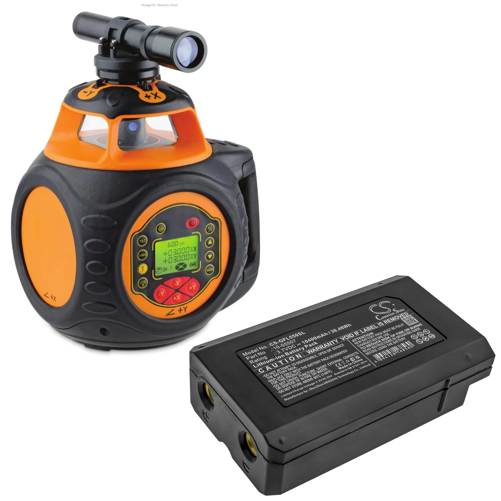 Аккумулятор 3,7 В, 10400 мАч/13600 мАч 10-05507 для Geo-Fennel Rotationslaser FL 500 FLG 500 FL 550
Аккумулятор 3,7 В, 10400 мАч/13600 мАч 10-05507 для Geo-Fennel Rotationslaser FL 500 FLG 500 FL 550