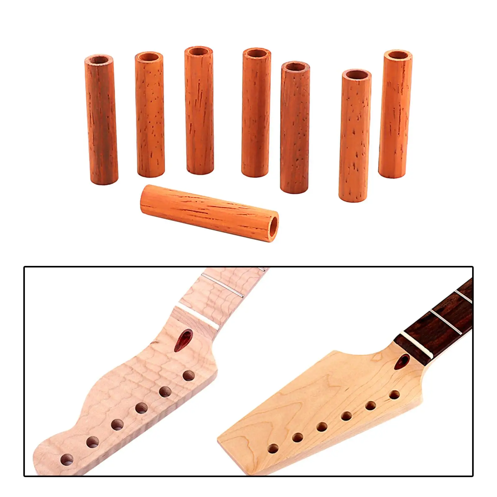 8 шт. деревянных заглушек для трубы грифа гитары, прочные заглушки для грифа
8 шт. деревянных заглушек для трубы грифа гитары, прочные заглушки для грифа