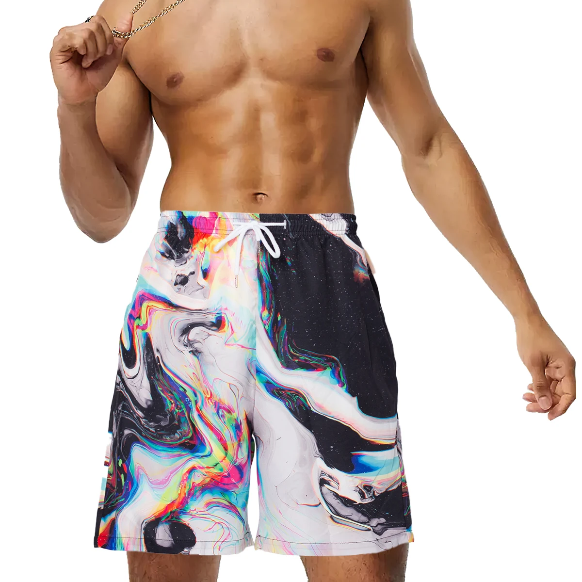 New Summer Men's Hawaiian Beach Shorts, 3D Digital Printed Men's Fashion Fast Drying Casual Swimming Shorts
New Summer Men's Hawaiian Beach Shorts, 3D Digital Printed Men's Fashion Fast Drying Casual Swimming Shorts