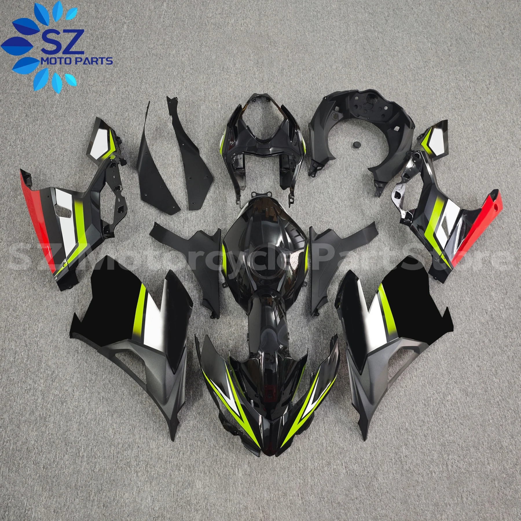 Fit for Kawasaki Ninja400 NINJA 400 2018 2019 2020 2021 2022 2023 motorcycle fairing ABS plastic body kit
Fit for Kawasaki Ninja400 NINJA 400 2018 2019 2020 2021 2022 2023 motorcycle fairing ABS plastic body kit