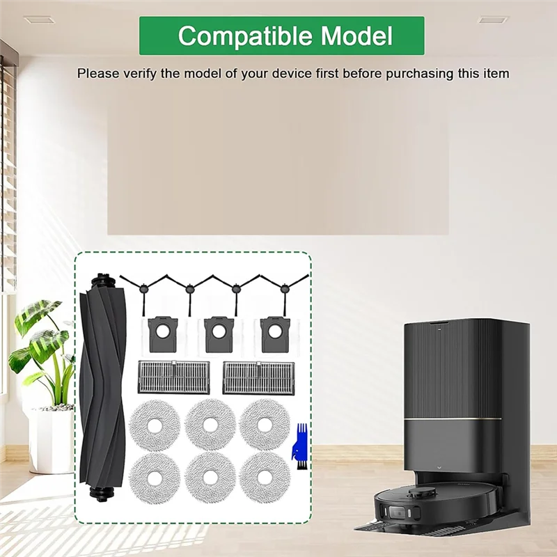 A50Q-Accessory Set For Dreame L10s Pro Ultra Heat Vacuum Cleaner Spare Part,Main Brush, Wipes,Dust Bags,Filters,Side Brushes
A50Q-Accessory Set For Dreame L10s Pro Ultra Heat Vacuum Cleaner Spare Part,Main Brush, Wipes,Dust Bags,Filters,Side Brushes