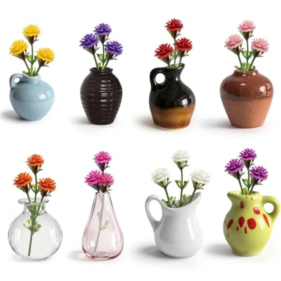 Cute Mini Ceramic Vase Magnets for Fridge, Funny Small Plant Magnets, Tiny 3D Plant Vase for Refrigerator Decoration Kitchen Lo
Cute Mini Ceramic Vase Magnets for Fridge, Funny Small Plant Magnets, Tiny 3D Plant Vase for Refrigerator Decoration Kitchen Lo