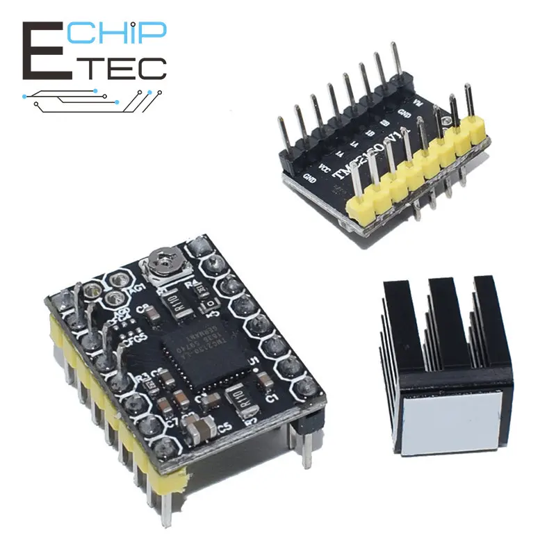 1PCS TMC2130 V1.1 Stepper Motor Driver Ultra-quiet Drive 3D Printer Accessories 256 Subdivision
1PCS TMC2130 V1.1 Stepper Motor Driver Ultra-quiet Drive 3D Printer Accessories 256 Subdivision